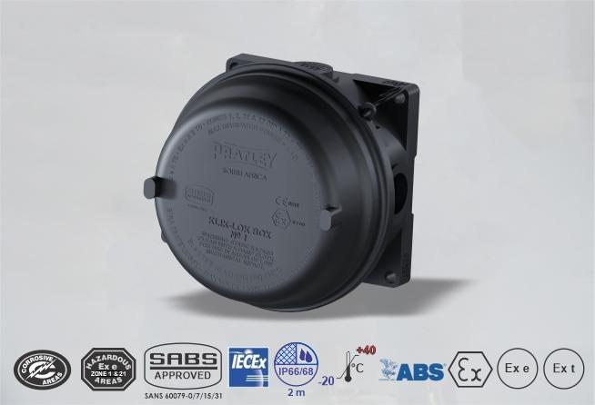 Pratley Klik-Lok® Ex e/n Junction Box - For Unarmoured Or Armoured Cables