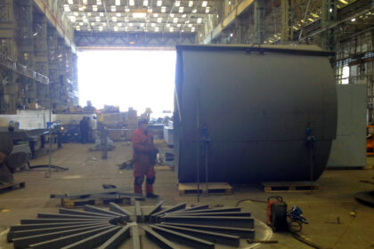 Babcock floating LiDAR_construction of buoyancy chamber