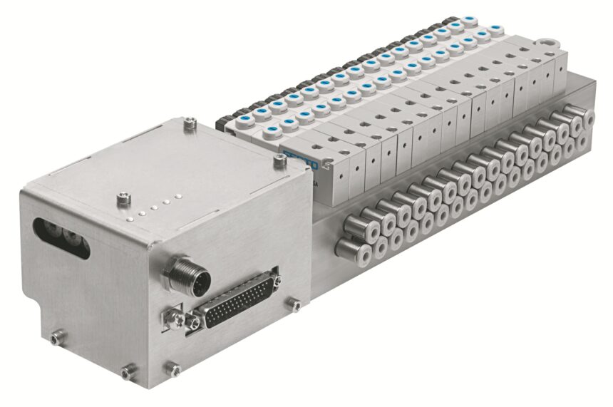 The reliable, compact and flexible pilot valve terminal VTOC is particularly suitable for pilot control of process valves in the semiconductor, photovoltaic, flat-panel, biotech, pharmaceutical and process industries