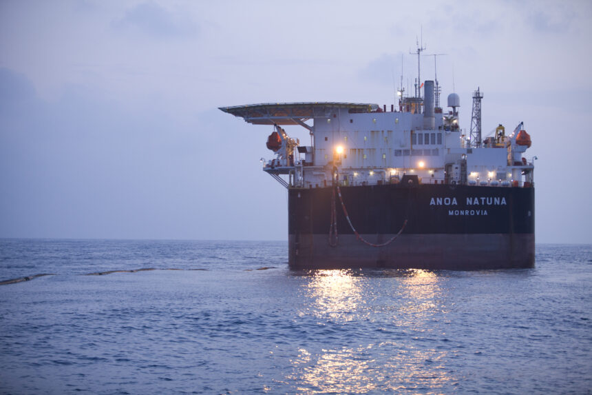 Testing on the FPSO at Matang in Indonesia indicates that the gross resource estimate for the structure remains in line with the pre-drill estimate of 100-400 billion cubic feet
