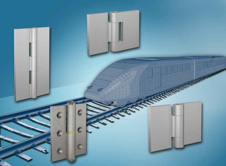 FDB2358 - heavy duty hinges for railway applications