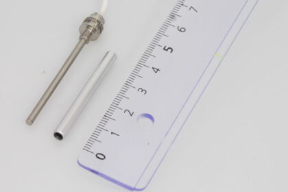 Compared to traditional methods of measuring displacement and piston position in hydraulic cylinders and valves (i.e. LVDT’s and Magnetostrictive sensors), Micro-Epsilon’s EDS series of sensors is much more compact in both its length and diameter