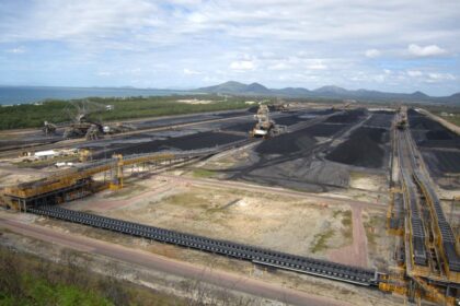 Adani Abbot Point Coal Terminal at Abbot Point, north of Mackay, Queensland, Australia