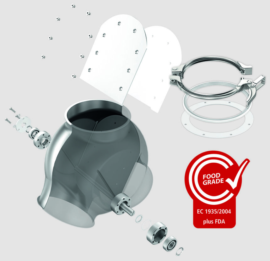The Food Grade pipework system from Jacob now offers twofold compliance with EC 1935/2004 as well as FDA requirements for its series manufactured range