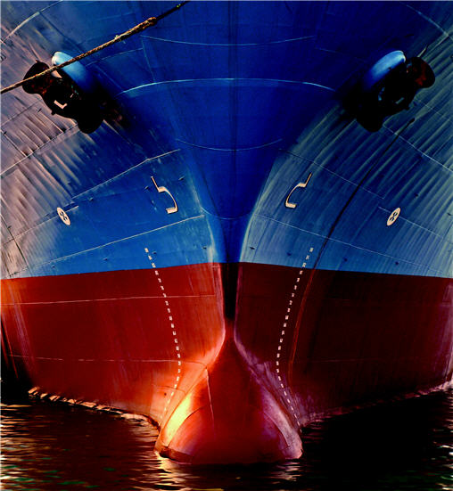 Bow of red and blue boat_shutterstock_small