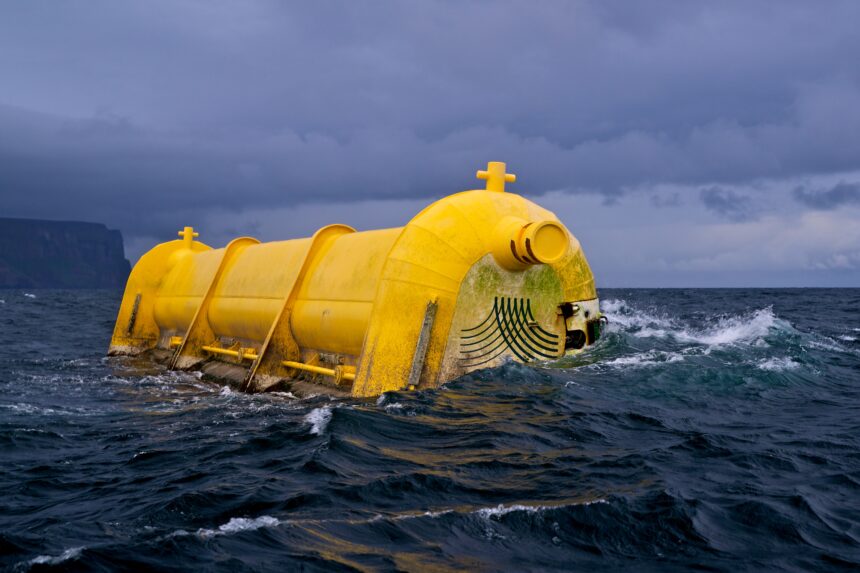 The Oyster 800 wave energy project from Aquamarine Power