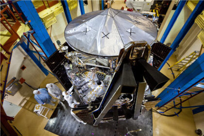 Example of Lockheed Martin spacecraft integration and testing