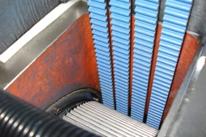 Poly Chain belt on a milling machine