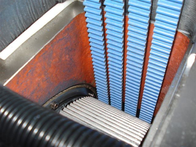 Poly Chain belt on a milling machine