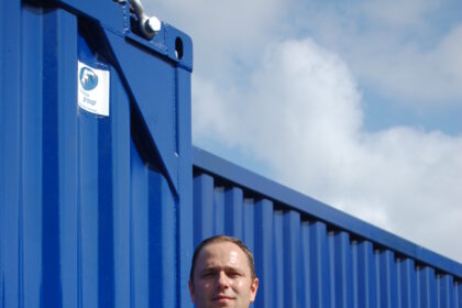 Simon de Koning at the group’s Singapore Module Yard