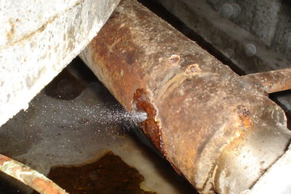 Hole in the tube