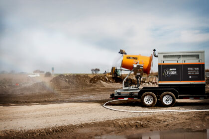 The unit is engineered to be highly mobile, and can be set up for use with potable or non-potable water
