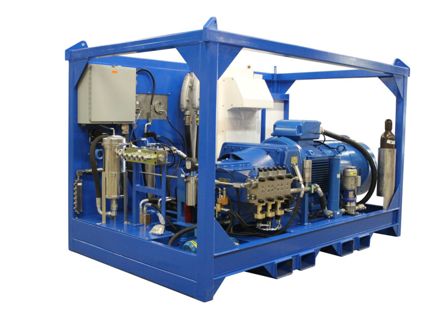 The completed test rig provided this facility with a much more efficient pump, providing substantial savings in time and money to complete the testing and flushing operations