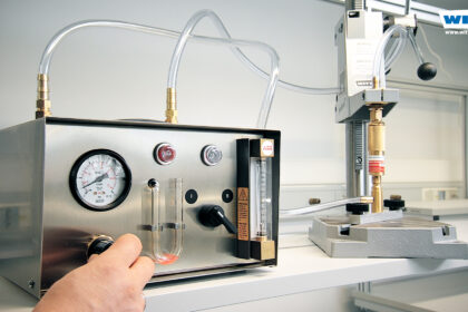 The Flashback Arrestor test rig 722 from Witt. Image: Witt