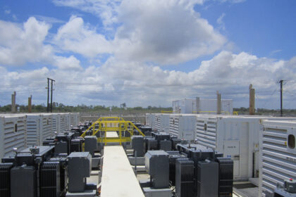 The project relies on 30 generator sets to ensure it keeps running