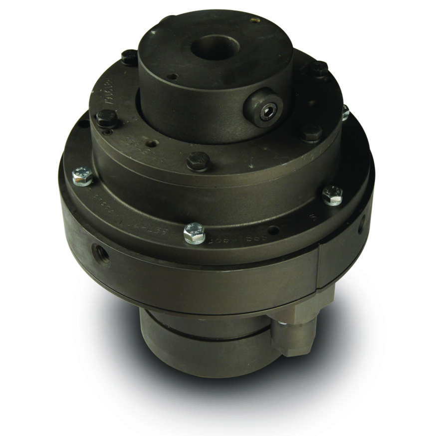 The UEP range of modular torque limiters has a release torque setting, which can range from 450Nm to 15,000Nm depending on the application