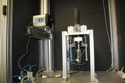 Active, lock-in thermography uses ultrasonic excitation to help detect flaws in components such as turbine blades