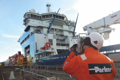 The Parker Maritime Service programme helps to increase the safety and efficiency of marine applications Caption: The Parker Maritime Service programme helps to increase the safety and efficiency of marine applications