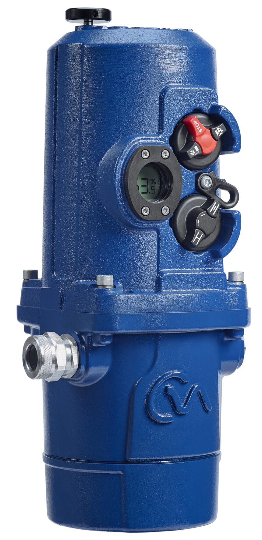 Rotork CMA electric control valve actuators have been installed during glass making furnace revamps around the world