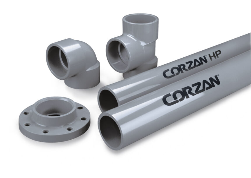 A variety of mineral processing applications can benefit from Corzan CPVC piping