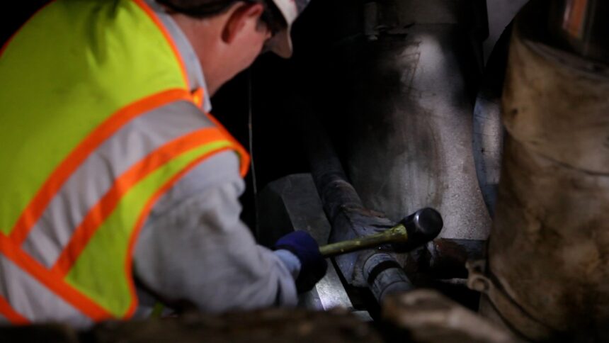 Workers often resort to dangerous practices to free corroded and deformed couplings