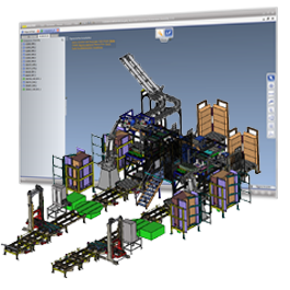 Easy handling and significant data reduction of large 3D models as a factory in 3D_Evolution