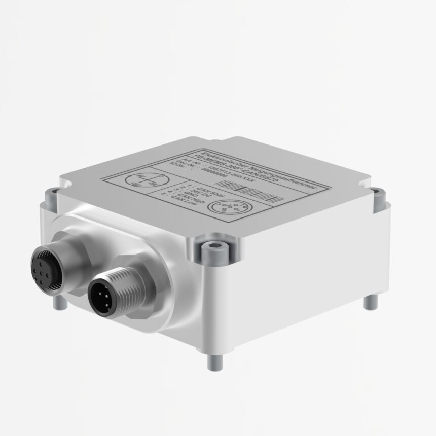 PE-MEMS…/GS70 series tilt angle sensors from FSG with shock compensation