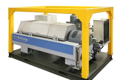 A Plug & Play solution. The decanter centrifuge can be mounted on a skid for an easier transportation and integration into existing processes.