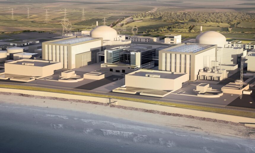 A CGI impression of Hinkley Point C,. Image: EDF Energy