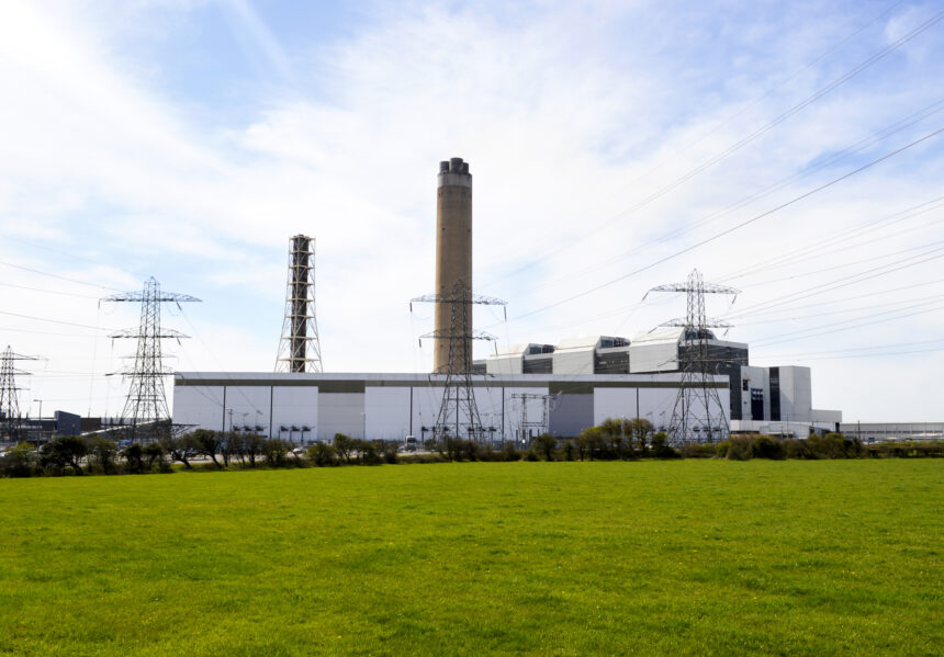 Aberthaw Power Station in South Wales