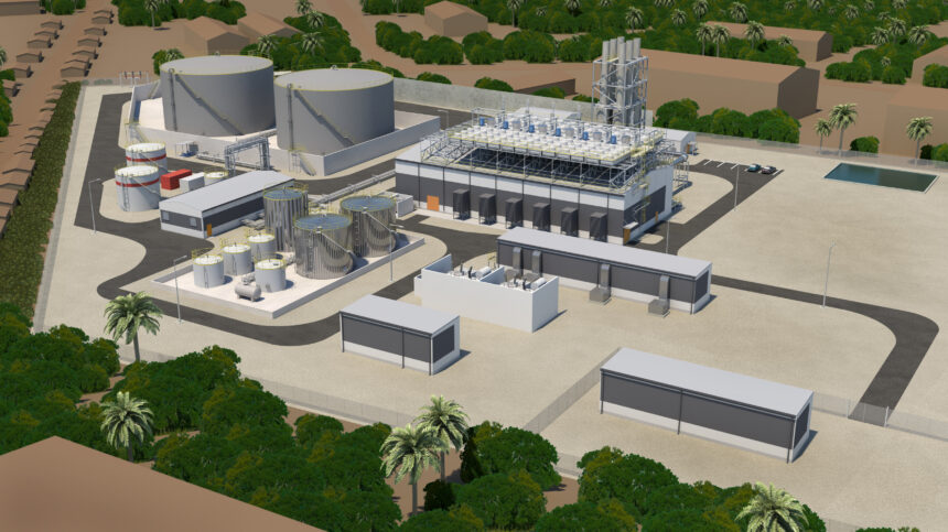 The 57 MW Wärtsilä Power Plant in Freetown, Sierra Leone