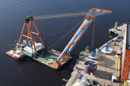 Cables about to be transported to Shaz Deniz from the Halden plant in Norway