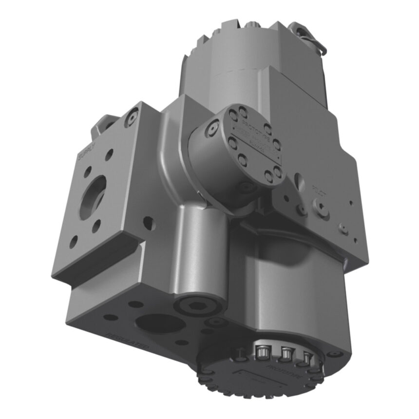 The Oilgear hydraulic pressure regulator takes a clean-slate approach to solving the problem of pressure regulation