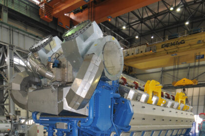 A Wärtsilä 50SG engine