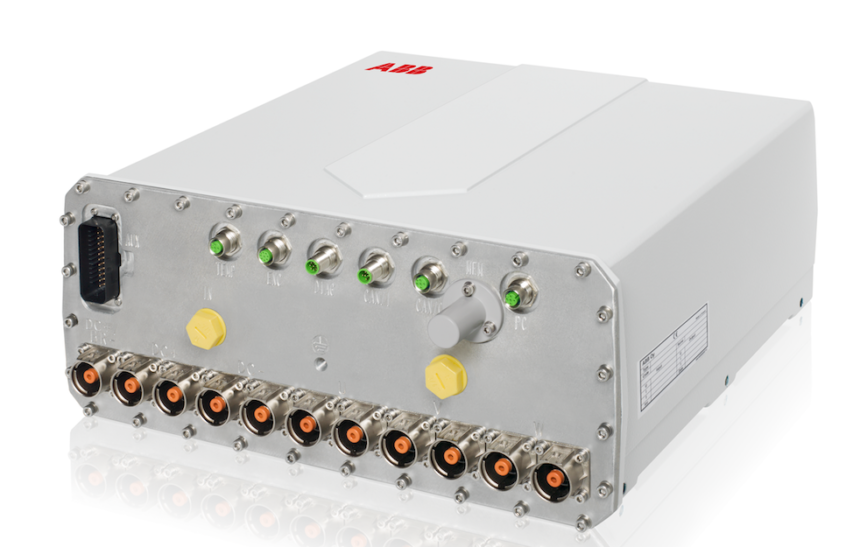 The HES880 electric-vehicle drive can control the motor and generator, the power grid connection, and power flow to and from the energy storage