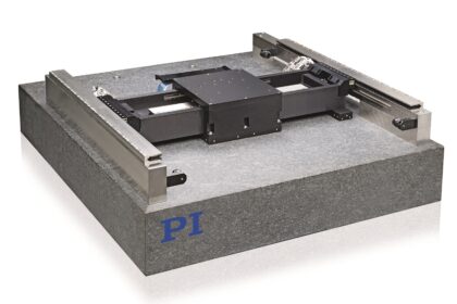 The air-bearing planar stage for wafer inspection is controlled by ACS Motion Control
