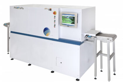 One of PVA TePlas’ inline plasma treatment system machines