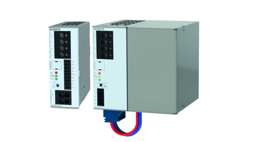 BLOCK battery and ultracapcitor UPS