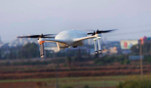 drone flying
