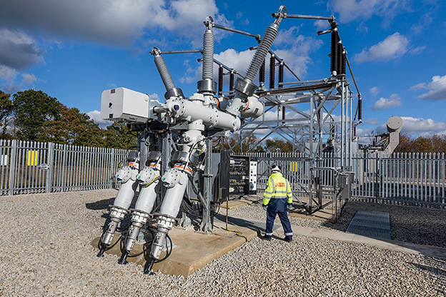 Hybrid switchgear combines gas-insulated and air-insulated switchgear (AIS) elements into a single unit