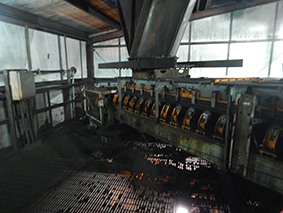 Before the upgrade, fugitive material required about 90 man-hours per week to clean safely