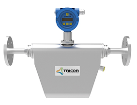 The Tricor Coriolis Mass Flow Meter provides an accurate measurement of marshmallow viscosity