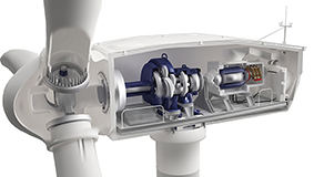 Possible turbine problems include shaft issues, gear faults and material fatigue