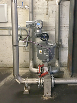 AUMA electric actuators fail-safe units are ensure continuous cooling water supply even in the event of a power failure