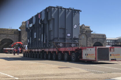 Collett & Sons Ltd - Delivering Sellindge Transformer 4