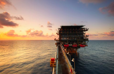 Oil at sea