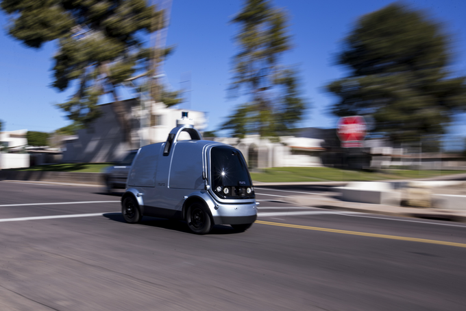autonomous delivery vehicle