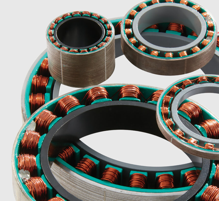 Compact frameless direct drive motors