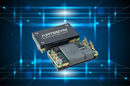 Technology background with artesyn 1300W quarter brick