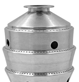 AM flame tube in combustion chamber. Design by Chengli Aviation, produced on Farsoon FS271M